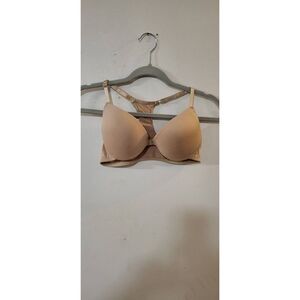 Nude racerback bra